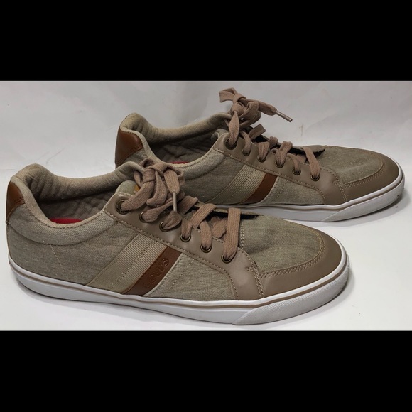 Levi's Shoes | Levi's Tanbrown Canvas Comfort Lace Up Shoes-51819411i-Low Top-Mens Size 10 | Color: Brown/Tan | Size: 10 | Josecorrea7's Closet